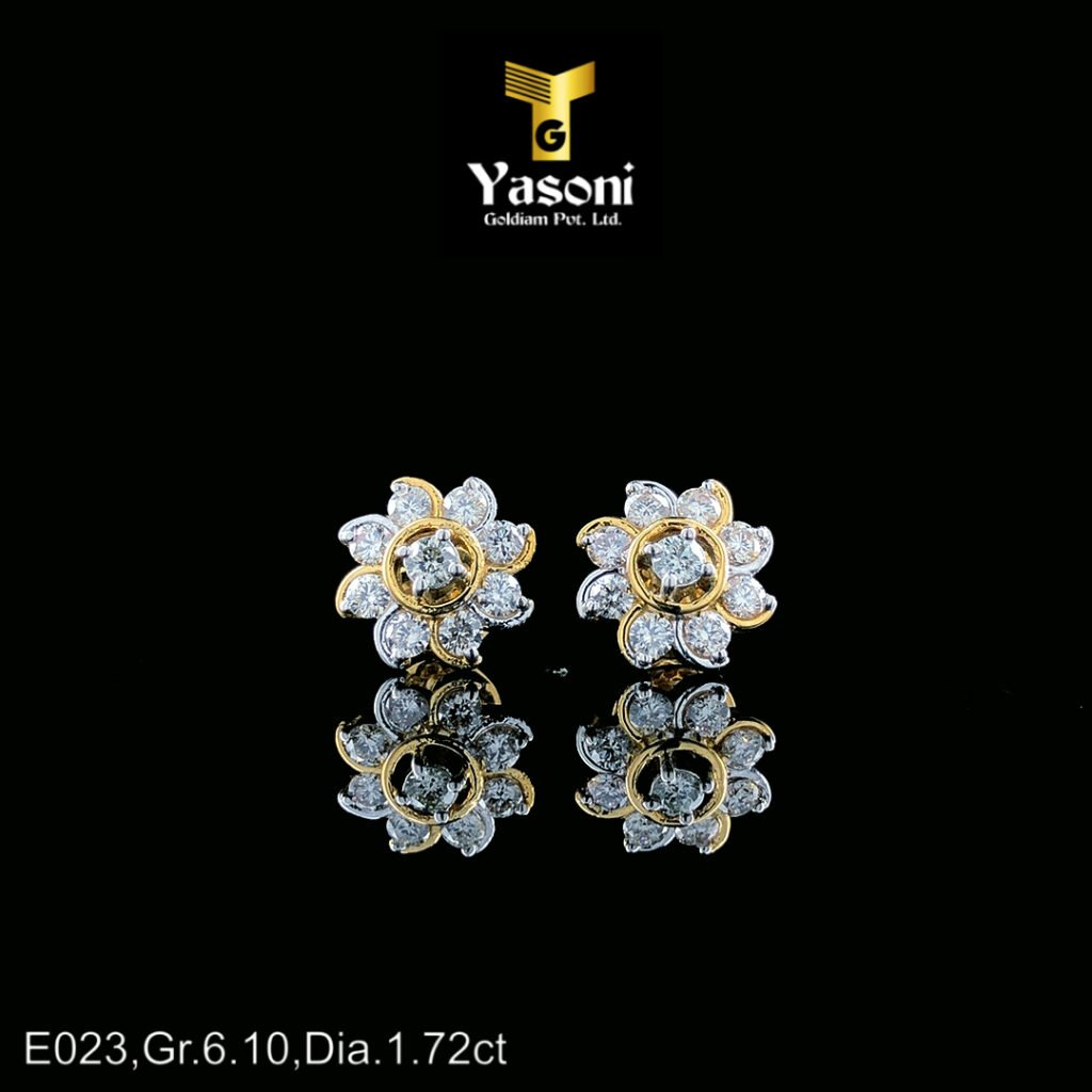 Gold Flora Diamond Tops