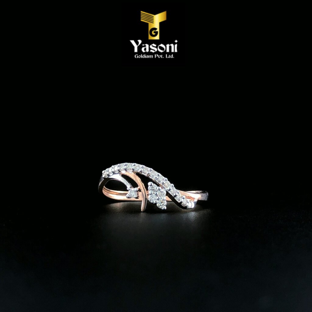 Twisted Diamond Ring