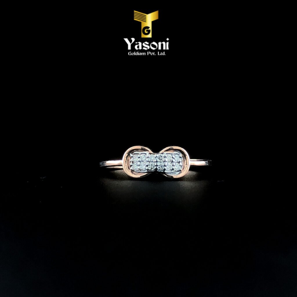 Double Line Diamond Ring