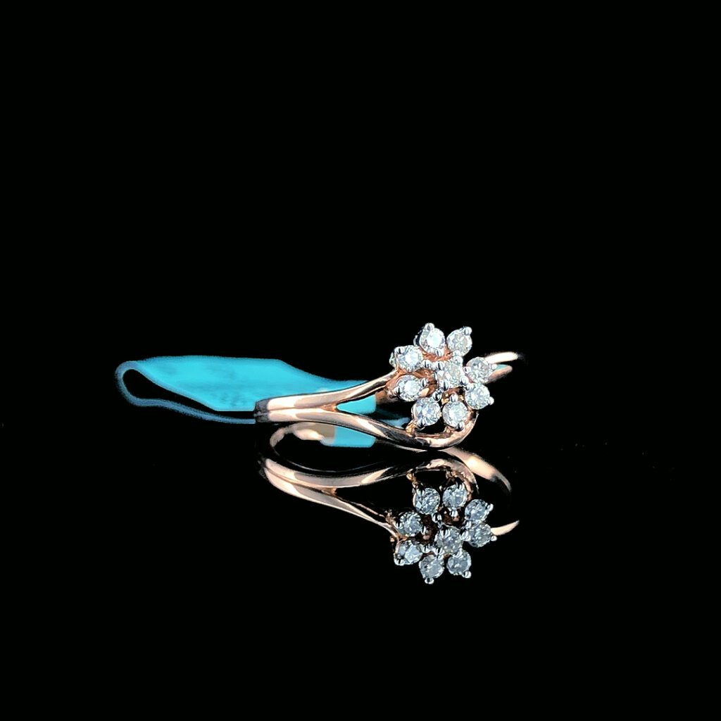 Diamond Flower Ring